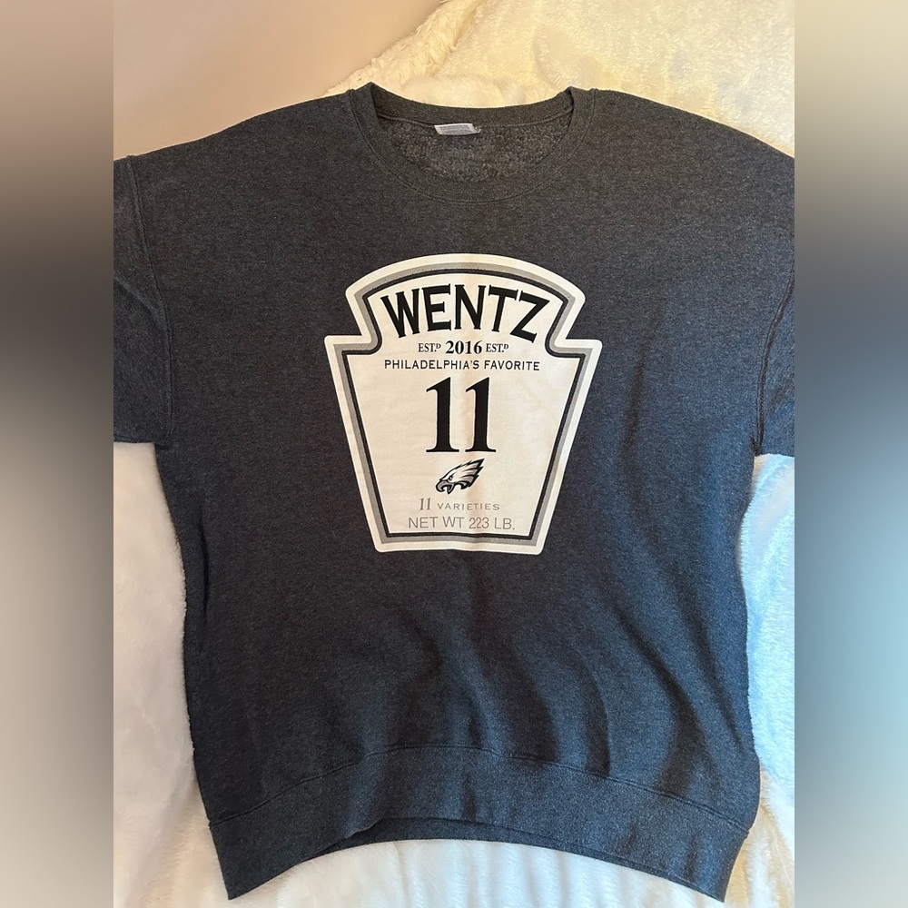 Carson Wentz Philly Eagles  Sweathirt- Large